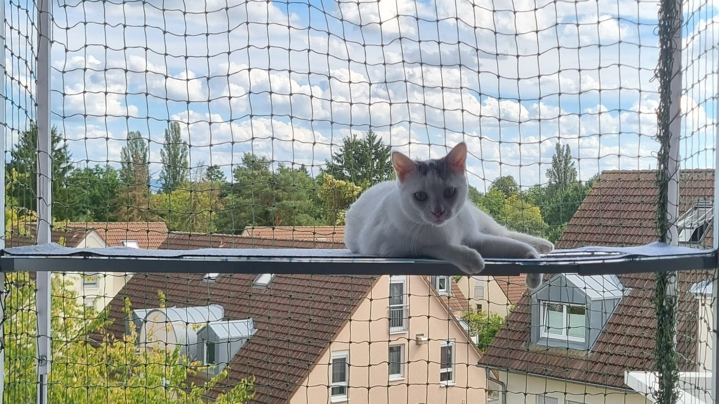 Zweite Ebene für Größenverstellbaren Katzenbalkon